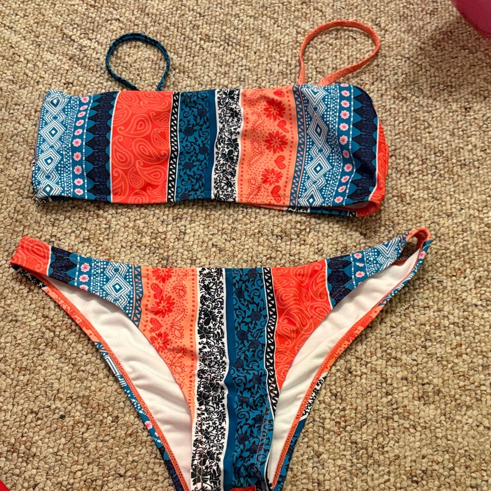 Shein Multicolor Patterned Bikini - image 1
